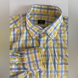 Solemare Maus Hoffman Shirt Mens Large Multicolor Check Button Up Long Sleeve